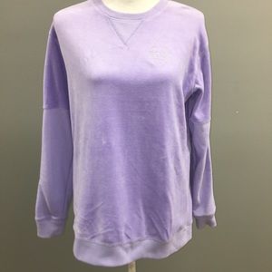 PINK Velour Purple Top